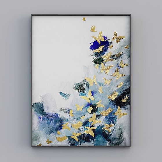 Golden Butterfly Dreamscape 3D model