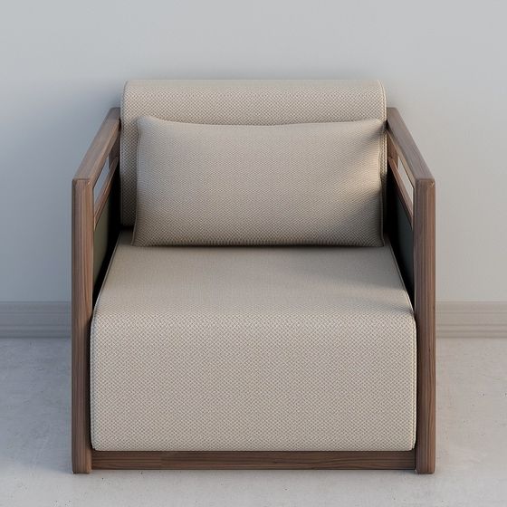 Urban Lounge Chair 3D Model for Modern Spaces