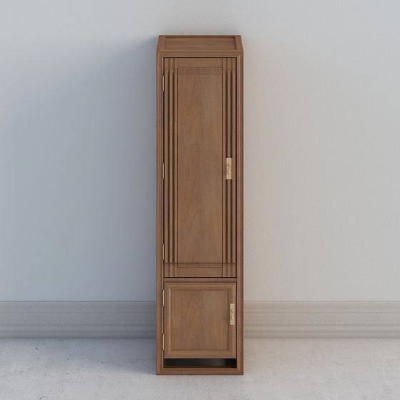 Stunning Wooden Storage Cabinet 3D model
