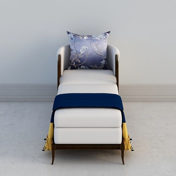 Elegant Lounge Chair 3D model