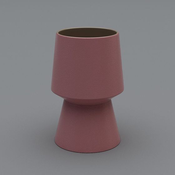Geometric Vase 3D model - Low Poly High Detail Design