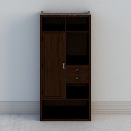 Minimalist Storage Cabinet 3D model