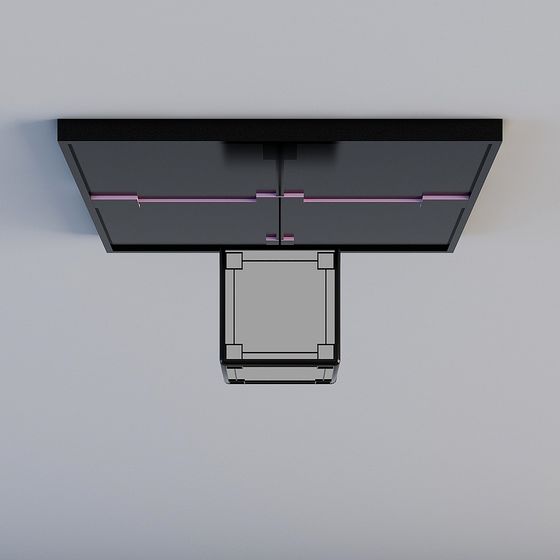 Floating Bookshelf 3D model for Modern Spaces