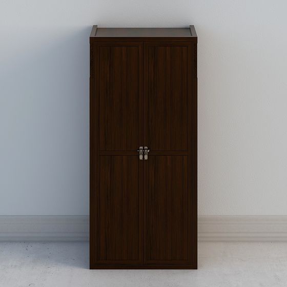 Minimalist Storage Cabinet 3D model