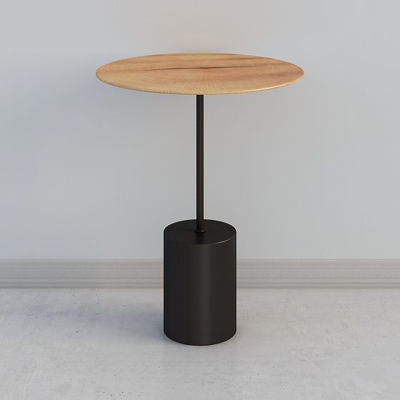 Low-Poly Round Table 3D model Design