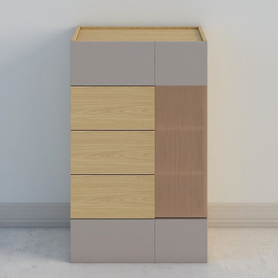 Mueble de cinco cubos J9323