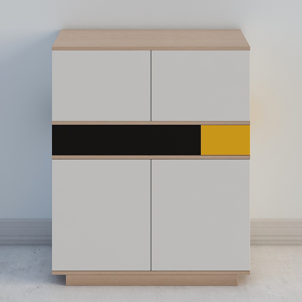 City Window Cabinet 3D model