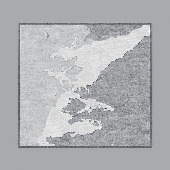 Europe Continent Low-Poly 3D Model