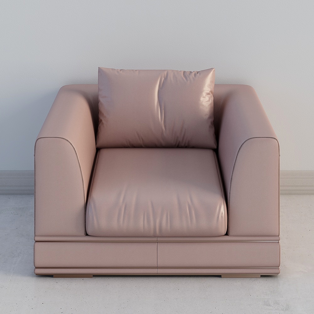 Divano monopezzo con braccioli doppi Impression-AS011