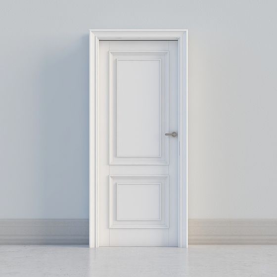 Pure Door 3D model for Modern Minimalist Design