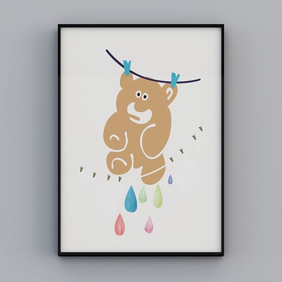 Charming Teddy Bear 3D model for Creative Projects