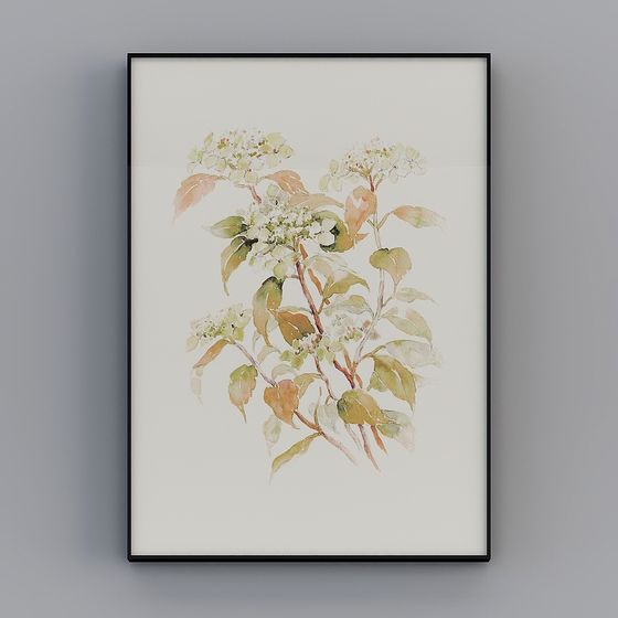 Autumn Blossoms 3D model for Creative Projects