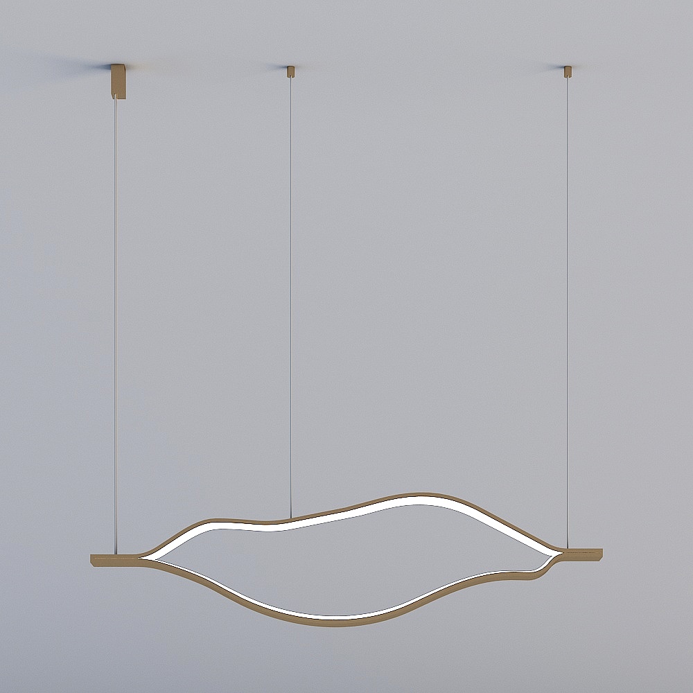 3D lights are all MY-Postmodern Light Luxury Simple Creative Personality Bar Restaurant Led Stripe Light-S-0208-L800