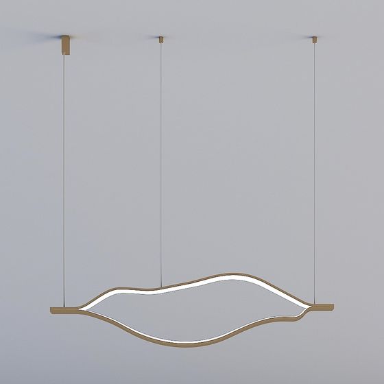 Flowing Light Pendant 3D model