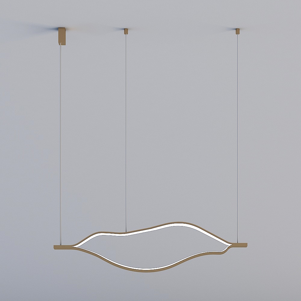 3D lights are all MY-Postmodern Light Luxury Simple Creative Personality Bar Restaurant Led Stripe Light-S-0208-L600