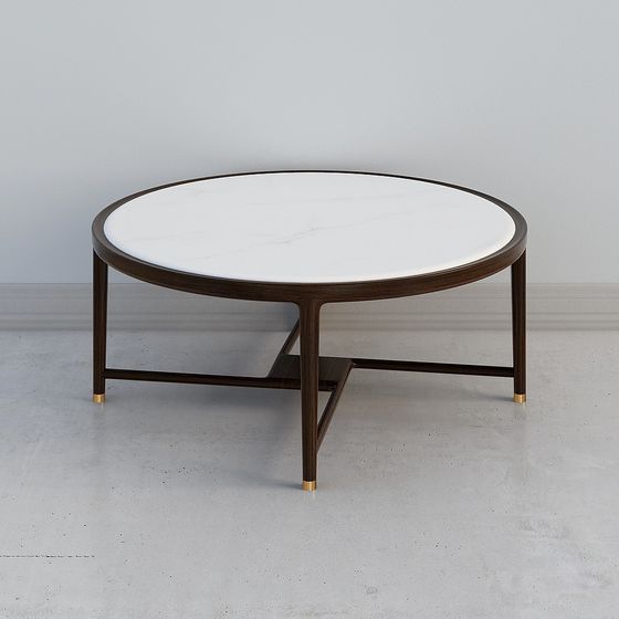 Elegant Round Table 3D Model Design