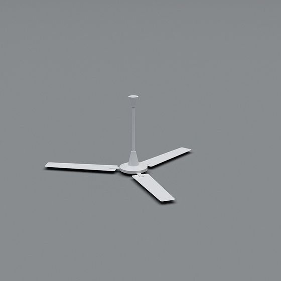 Minimalist Ceiling Fan 3D model
