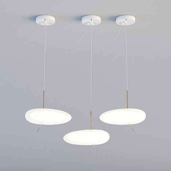 Modern Minimalist Pendant Light 3D model