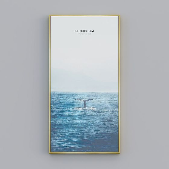 BlueDream 3D Model - Capturing Oceanic Serenity