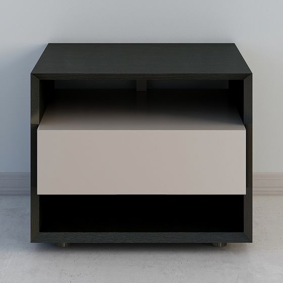 Modern Nightstands,Black