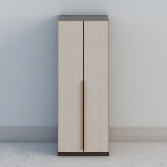 Modern Minimalist Wardrobe 3D model