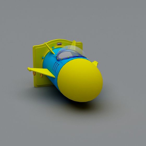 Whimsical Submarine 3D model for Creative Exploration