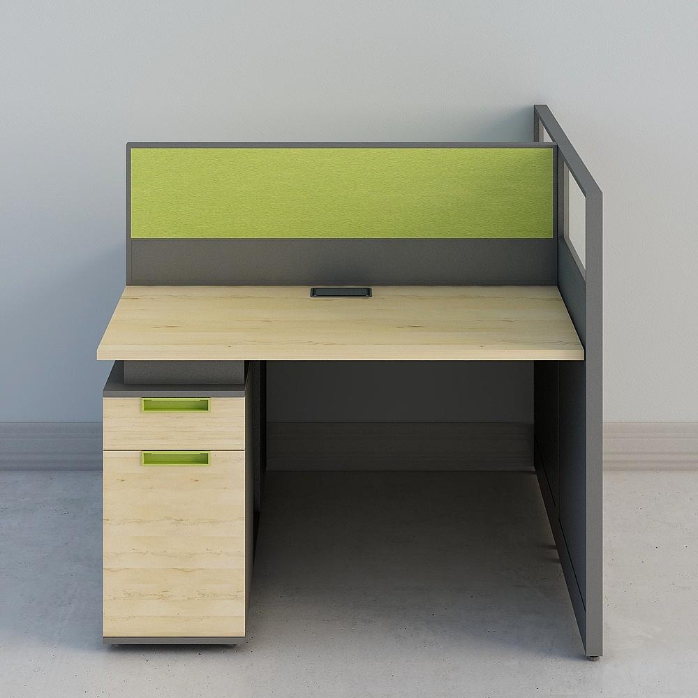 Minimalist 3D Model Desk for Modern Office