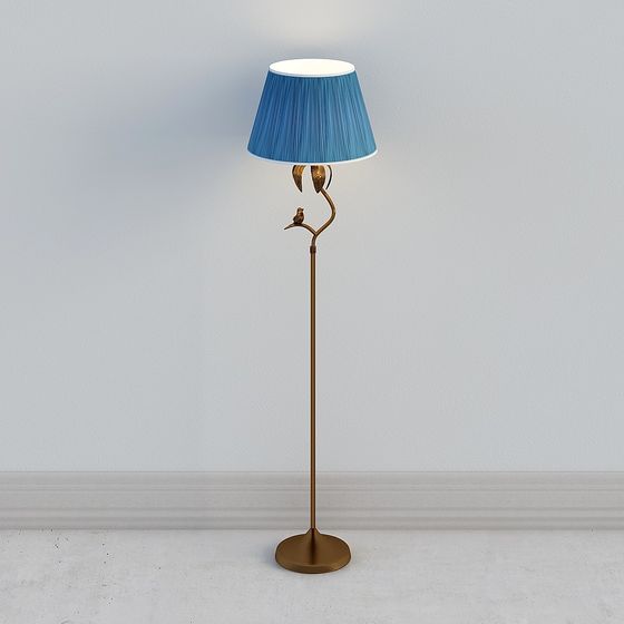 Elegant 3D Model Floor Lamp Design