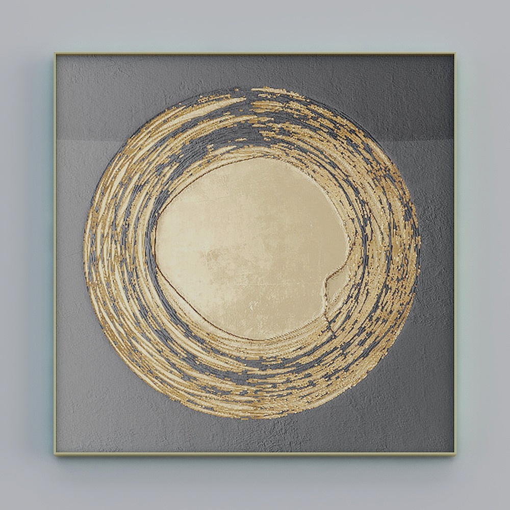 Painting Alliance - Modern Light Luxury Premium - Single Square - Decorative Painting - QS007