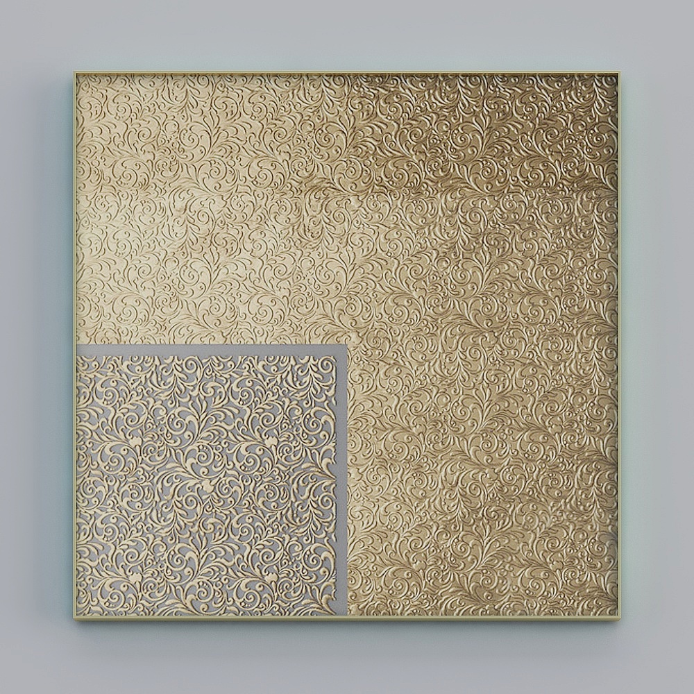 Painting Alliance - Modern Light Luxury Premium - Single Square - Decorative Painting - QS007