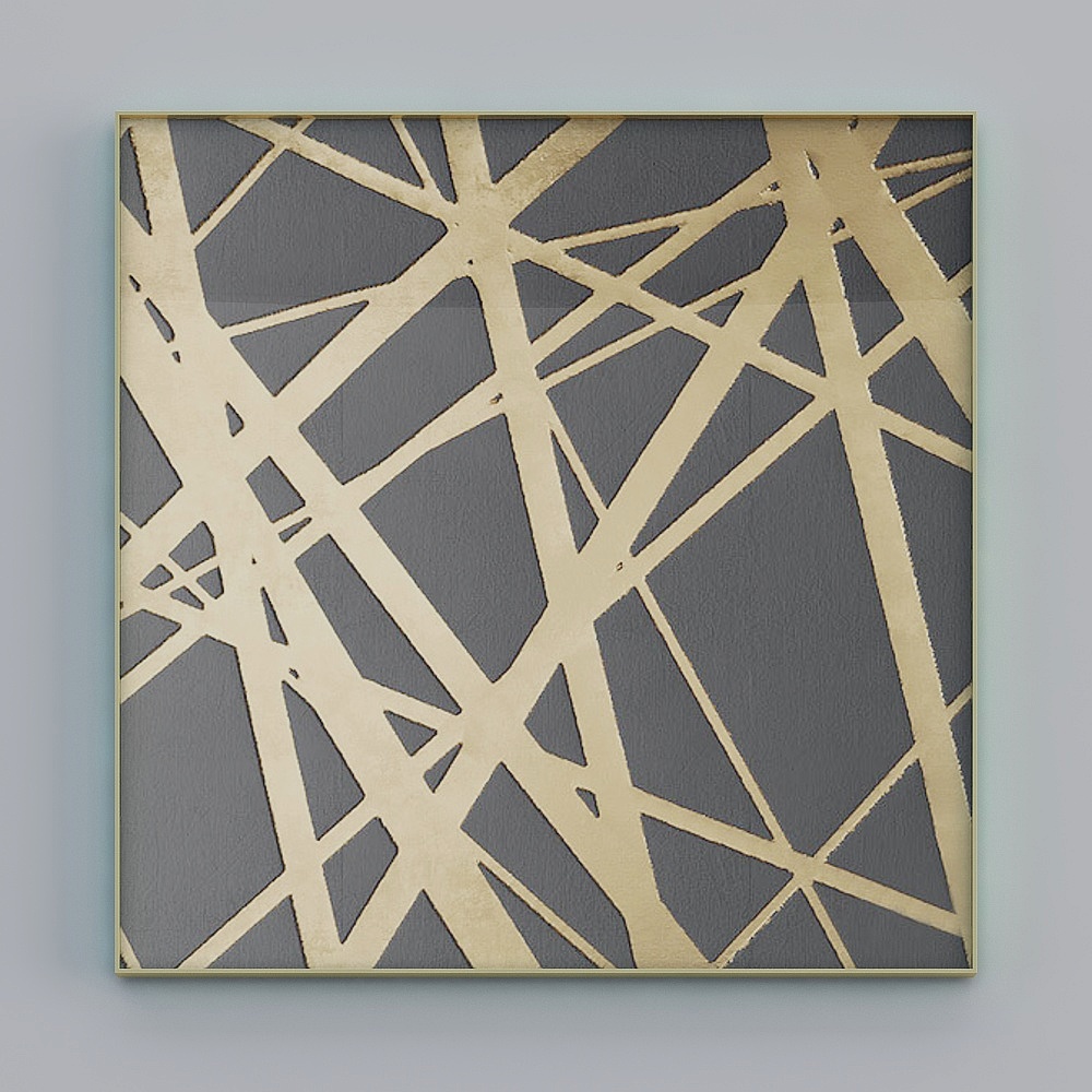 Painting Alliance - Modern Light Luxury Premium - Single Square - Decorative Painting - QS007