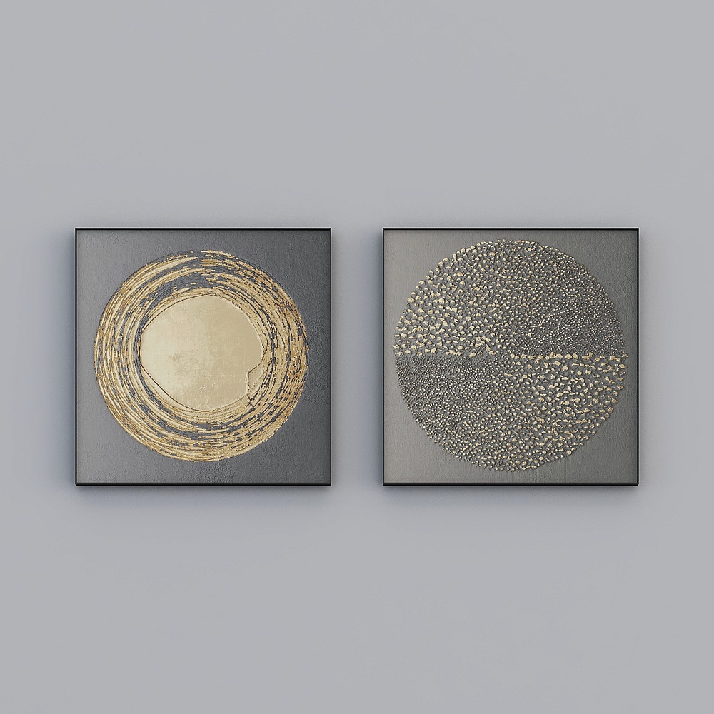 Alliance de peinture - Premium léger de luxe moderne - Collage - Peinture décorative - QS007