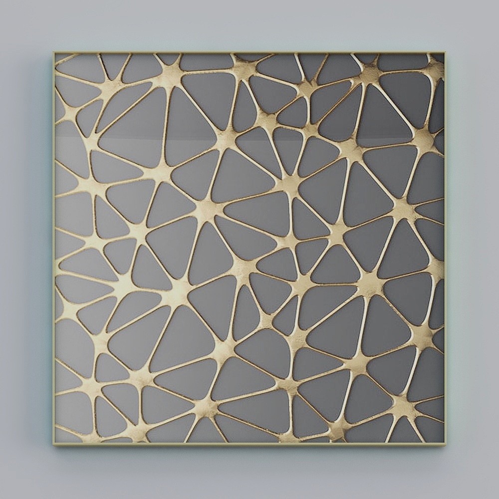 Painting Alliance - Modern Light Luxury Premium - Single Square - Decorative Painting - QS007