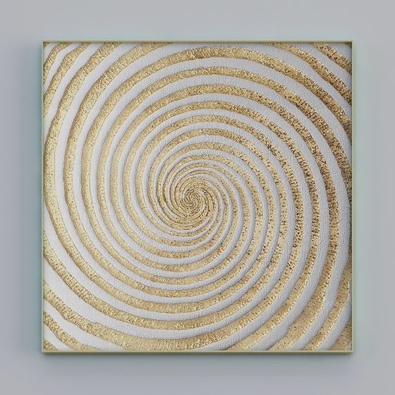 Spiral Mirage Low-Poly 3D model