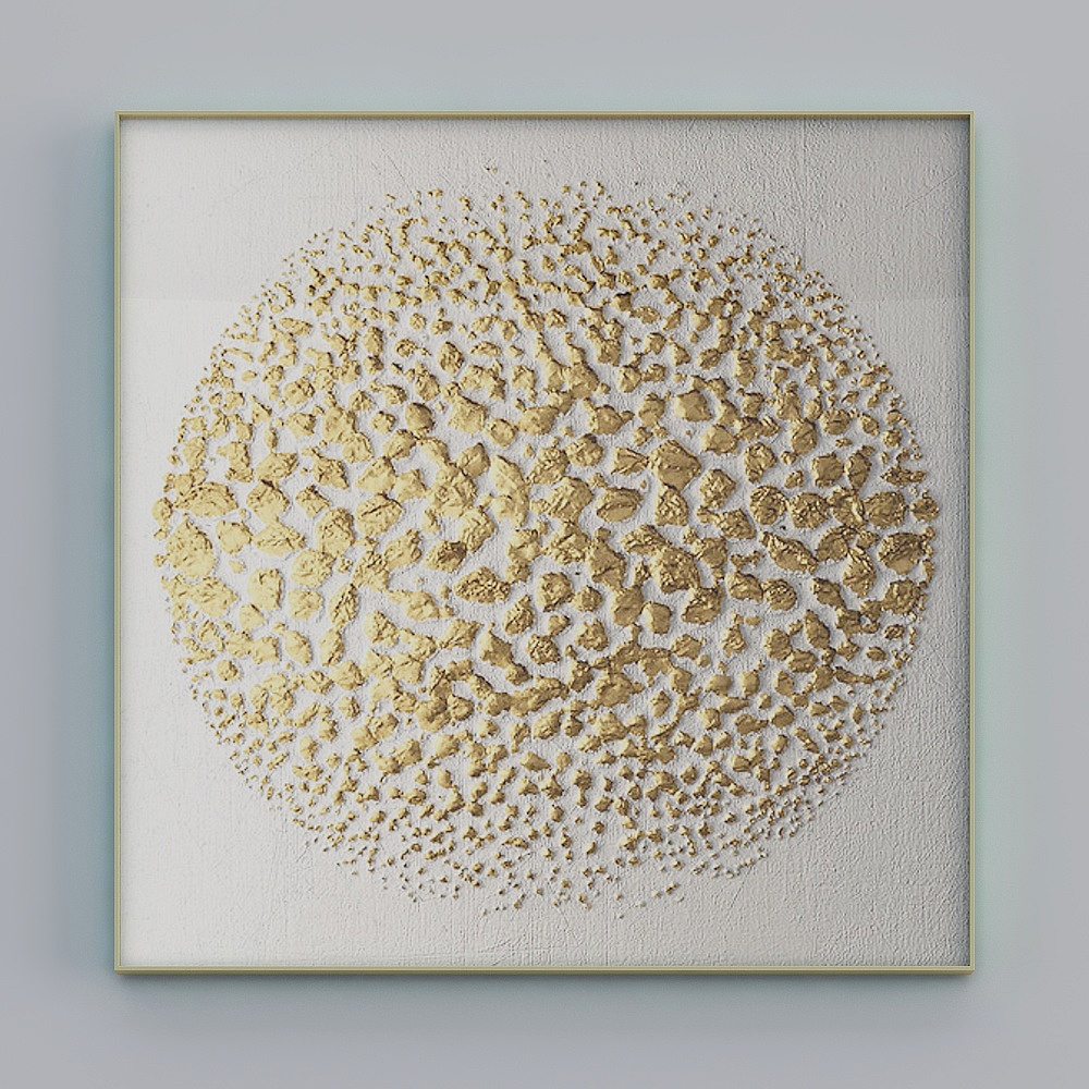 Painting Alliance - Modern Light Luxury Premium - Single Square - Decorative Painting - QS007