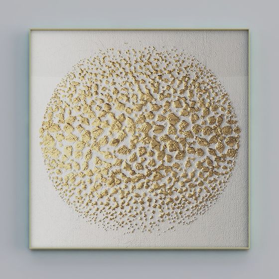 Golden Fragment 3D Model