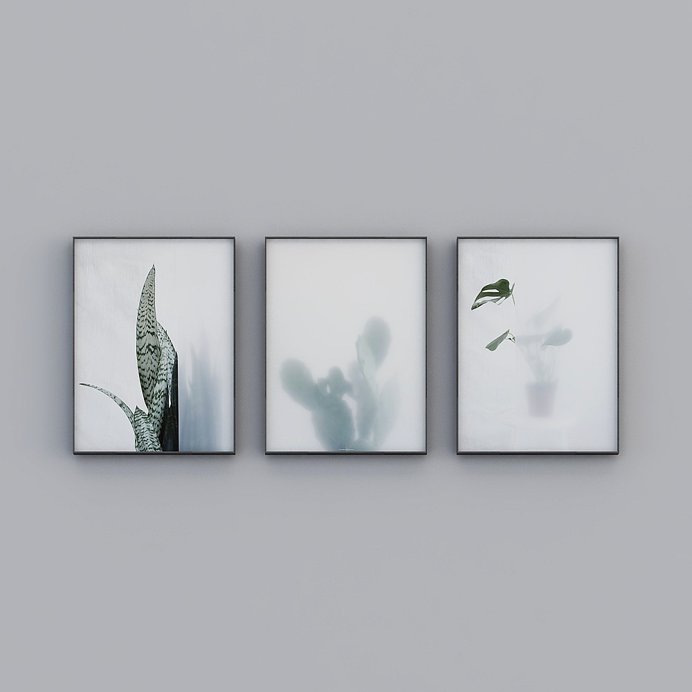 Malerei Allianz - Nordische Natur - Collage - Dekorative Malerei - ZR026