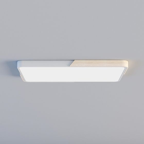 Modern Low-Poly Ceiling Light 3D model