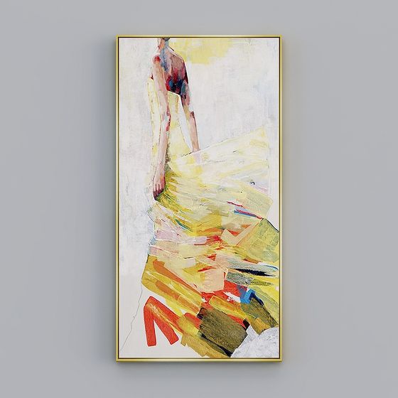 Abstract Dancer 3D model