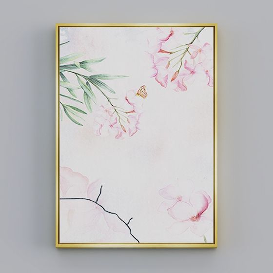 Dreamy Floral Expressions 3D Model for Creative Designs