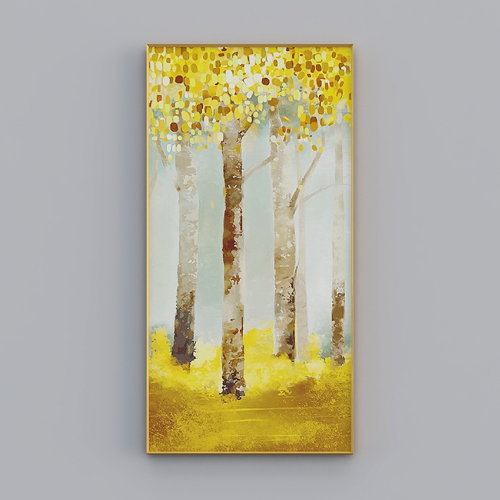 Modern minimalist living room art map decoration painting Nordic sofa background wall office hanging murals