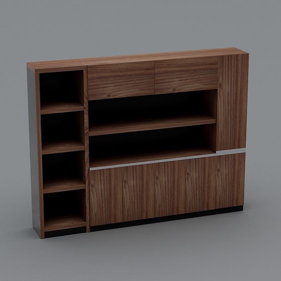 Urban Elegance Bookshelf 3D model