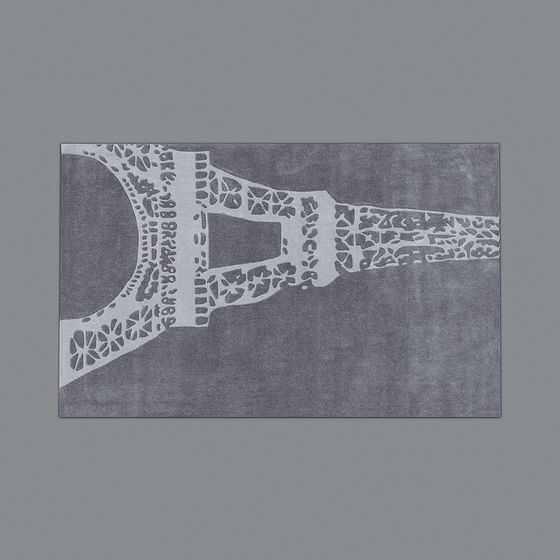 Artistic Low-Poly 3D Model of the Eiffel Tower