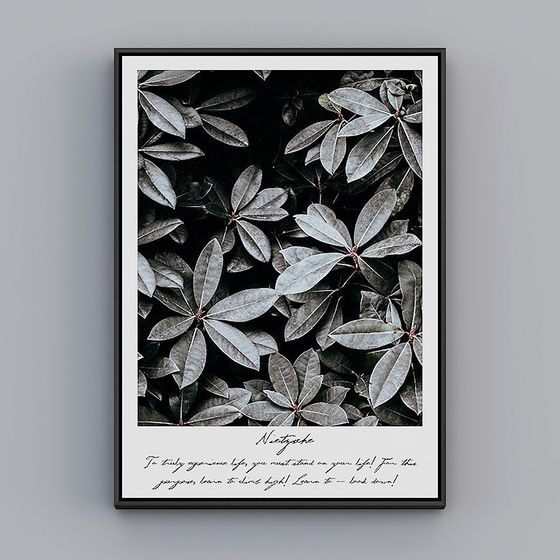 Enchanting Leaf 3D Model for Nature Inspired Designs