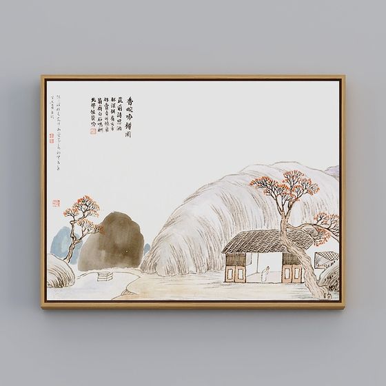 Shanju Picture 3D model - Traditional Chinese Landscape