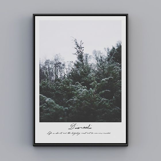 페인팅 얼라이언스 - 북유럽 자연 - 단일 - 장식 그림 - ZR029