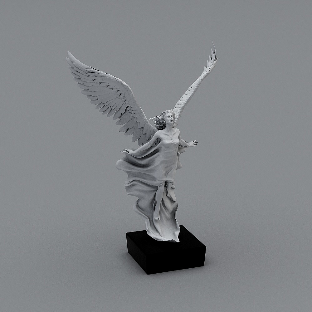 Soaring Angel 3D model