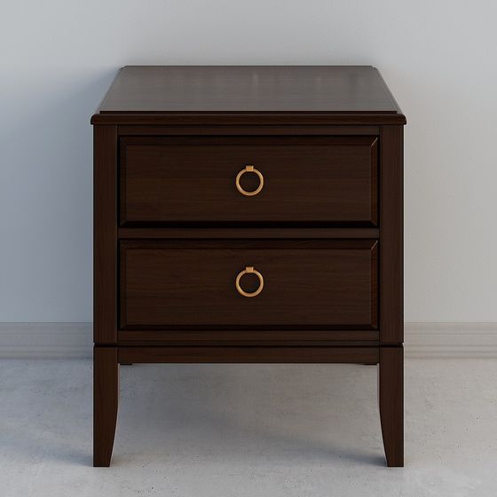 Elegant Nightstand 3D Model