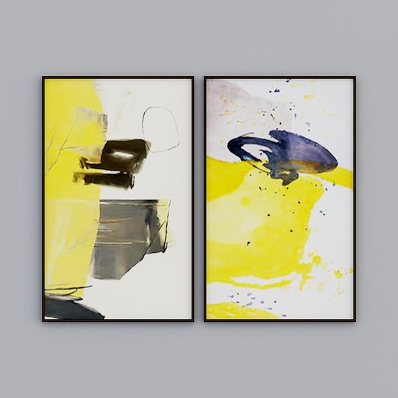 Abstract Painting Series 3D Model