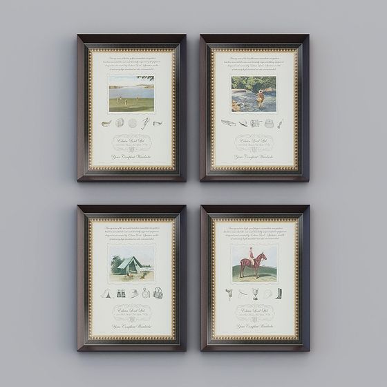 Feine dekorative Malereien